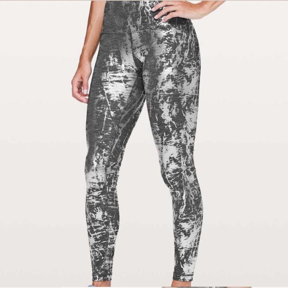 Lululemon metallic foil hr *f